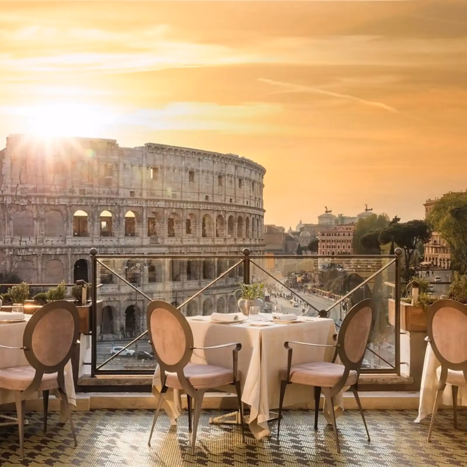 Rooftop Aroma in Rome - 1