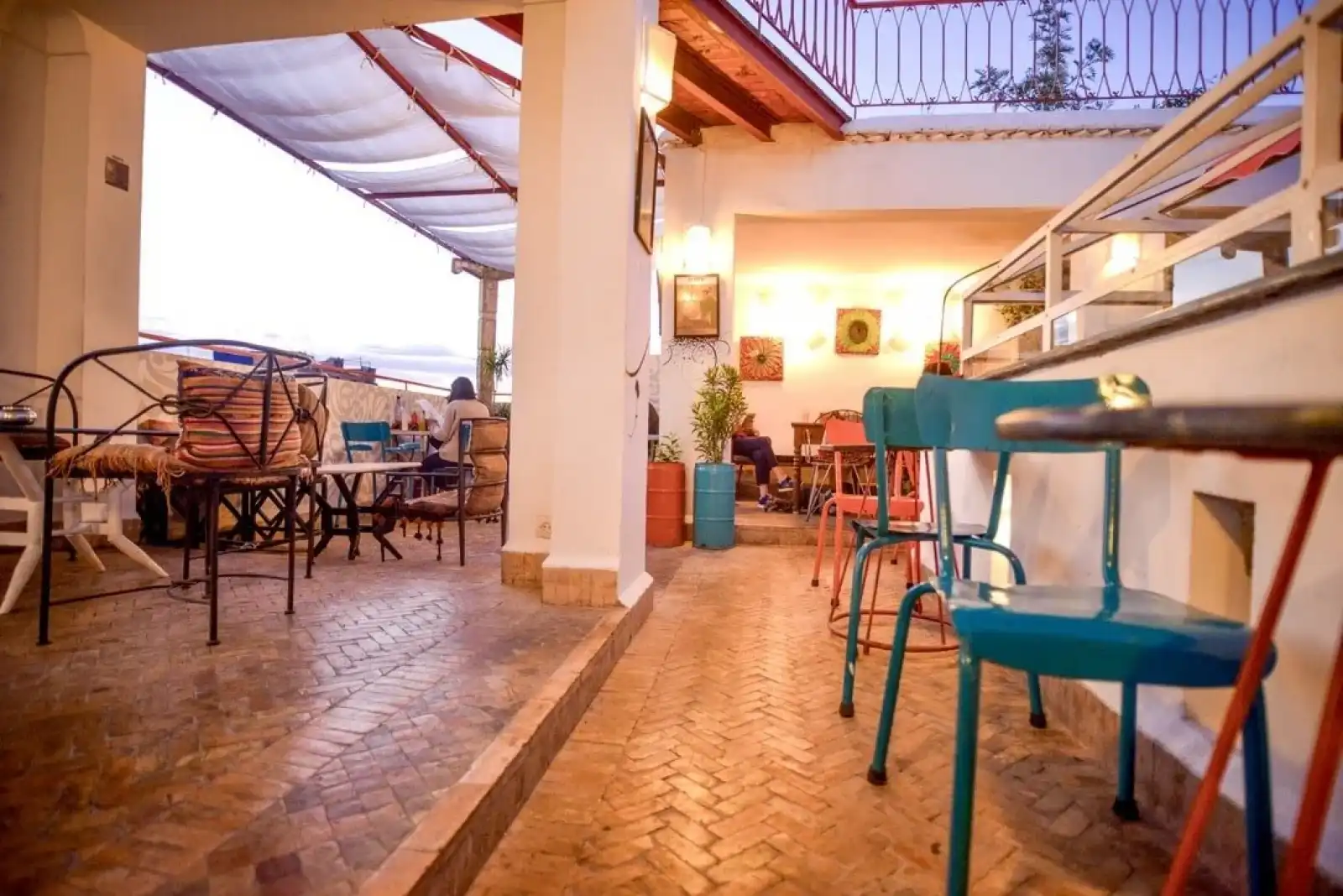 Rooftop Café Clock in Marrakech - 2