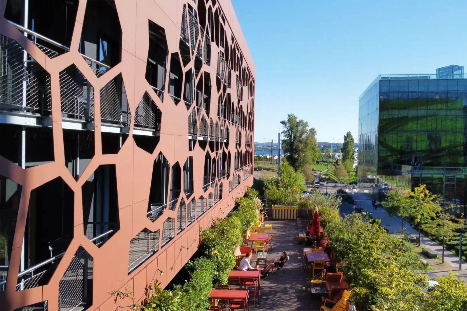 Rooftop MOB Hotel Lyon Confluence in Lyon