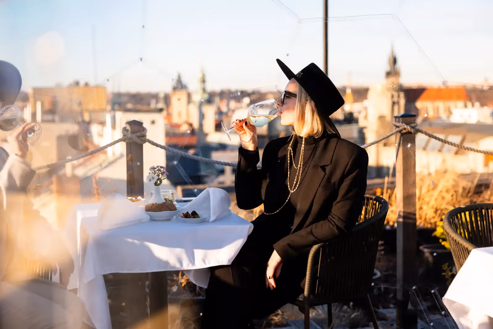 Rooftop Pytloun Sky Bar in Prague - 1