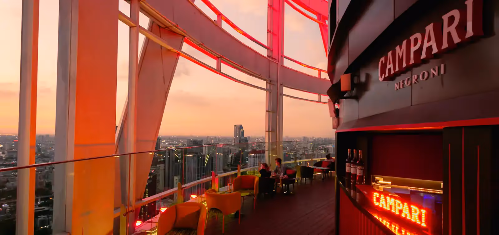 Rooftop Red Sky in Bangkok - 2