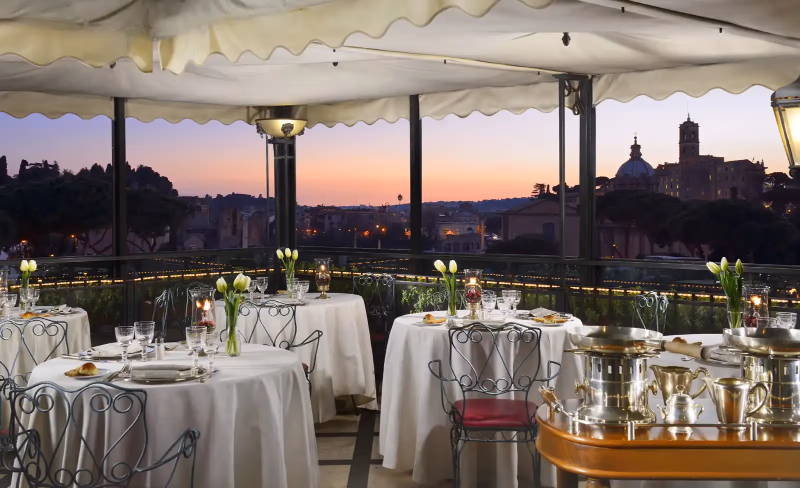 Rooftop Roof Garden Hotel Forum in Rome - 3