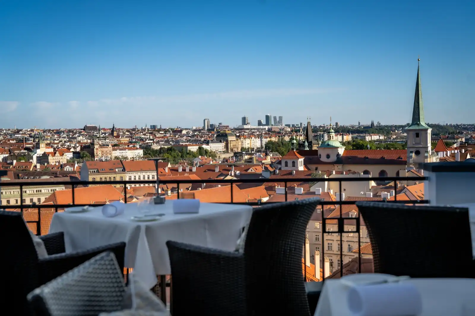 Rooftop Terasa U Zlaté studně in Prague - 1