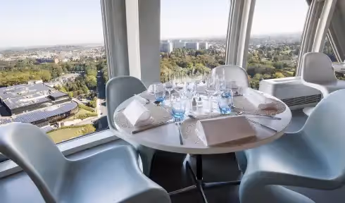 Rooftop Atomium Restaurant Brussels