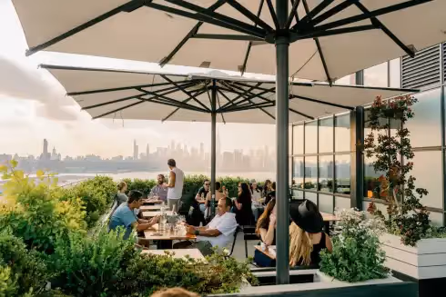Rooftop Bar Blondeau New York