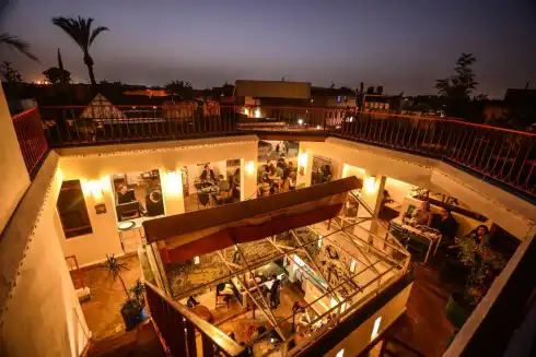 Rooftop Café Clock Marrakech