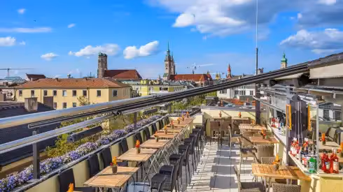 Rooftop Dachterrasse Deutsche Eiche Munich