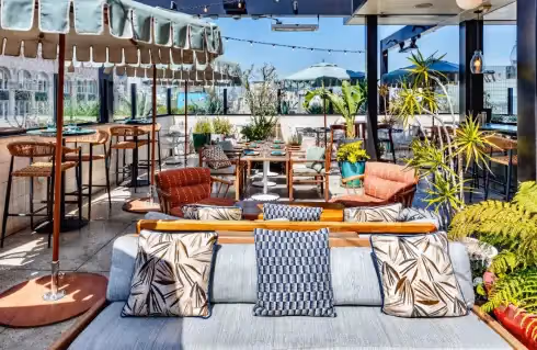 Rooftop Inanna Bar Los Angeles