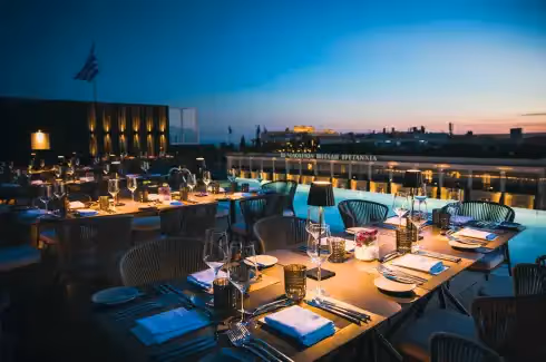 Rooftop Mappemonde Athens