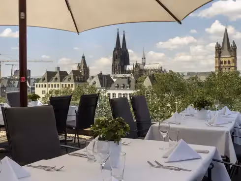 Rooftop Restaurant Bellevue Cologne