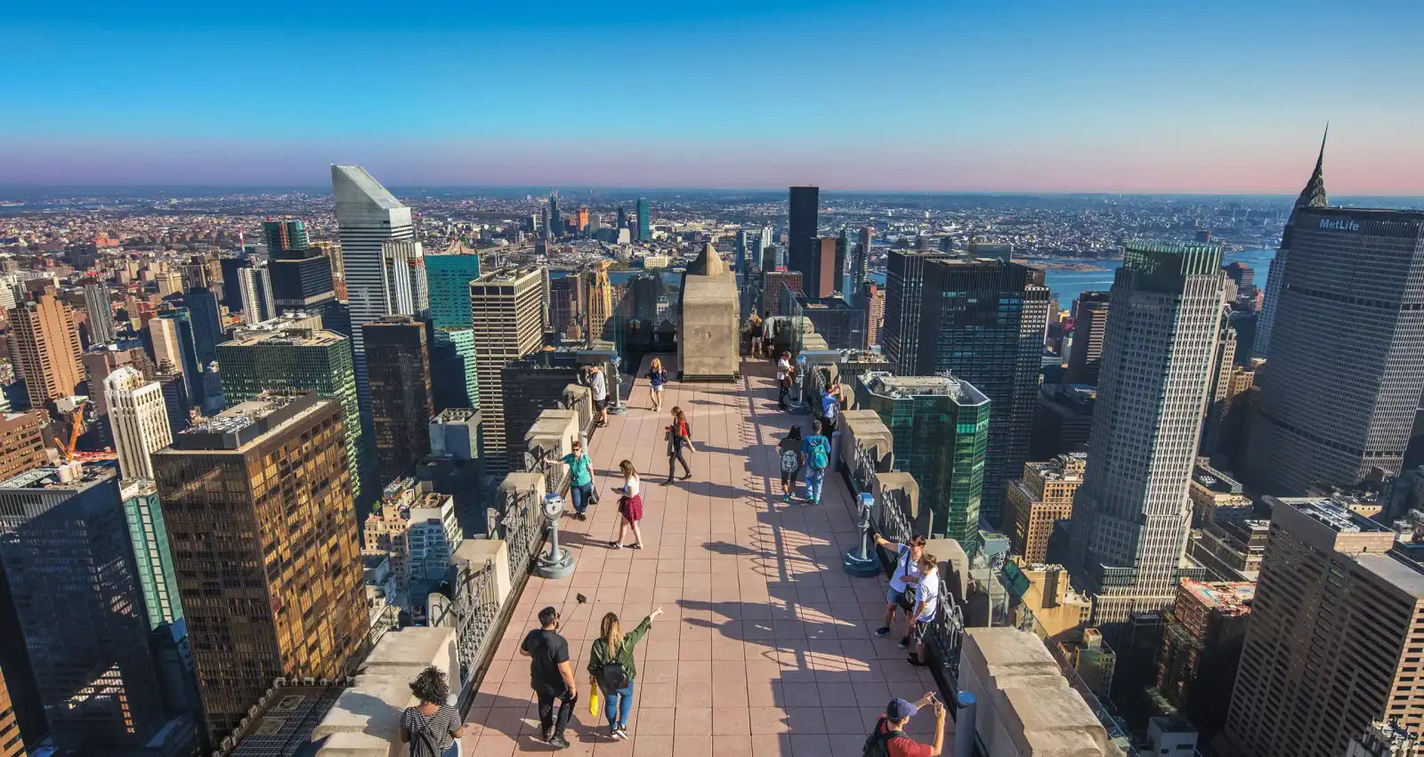 Rooftop Top of the Rock - Observation deck in New York - 4